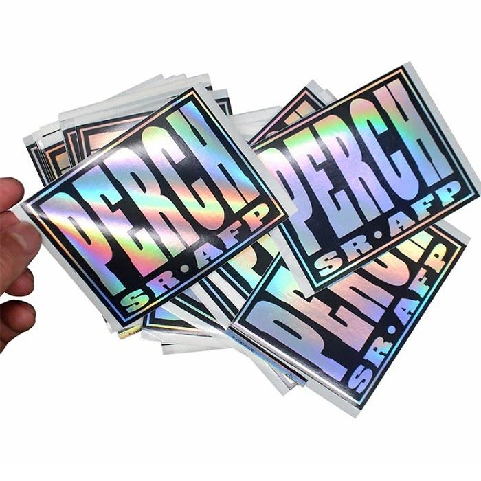 Holographic Eggshell Sticker Printing