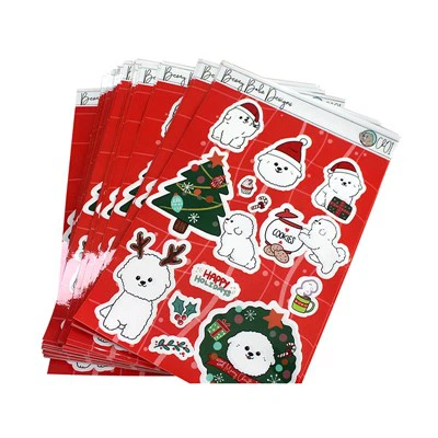 Каков процесс цифровой печати мультяшных наклеек?